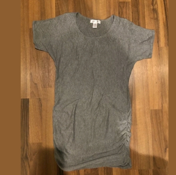 Motherhood Maternity Tops - Gray Maternity Sweater